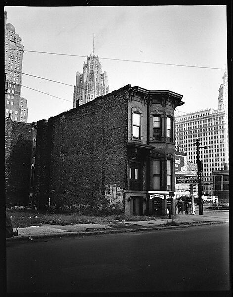 [343 Views and Studies of Chicago Architecture, Streets, and Pedestrians, For Fortune Article "Chicago: A Camera Exploration" Published February 1947], Walker Evans (American, St. Louis, Missouri 1903–1975 New Haven, Connecticut), Film negative
