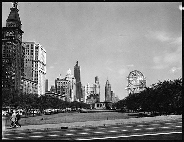 [343 Views and Studies of Chicago Architecture, Streets, and Pedestrians, For Fortune Article "Chicago: A Camera Exploration" Published February 1947], Walker Evans (American, St. Louis, Missouri 1903–1975 New Haven, Connecticut), Film negative