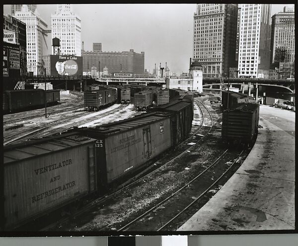 [343 Views and Studies of Chicago Architecture, Streets, and Pedestrians, For Fortune Article "Chicago: A Camera Exploration" Published February 1947], Walker Evans (American, St. Louis, Missouri 1903–1975 New Haven, Connecticut), Film negative