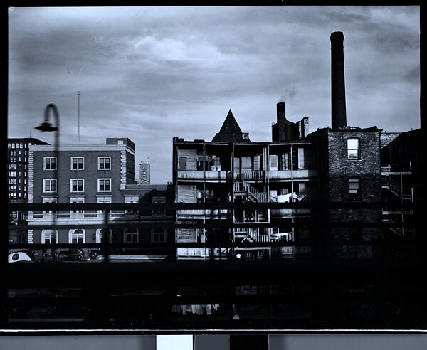 [343 Views and Studies of Chicago Architecture, Streets, and Pedestrians, For Fortune Article "Chicago: A Camera Exploration" Published February 1947], Walker Evans (American, St. Louis, Missouri 1903–1975 New Haven, Connecticut), Film negative