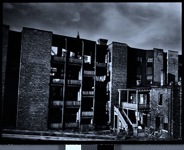 [343 Views and Studies of Chicago Architecture, Streets, and Pedestrians, For Fortune Article "Chicago: A Camera Exploration" Published February 1947], Walker Evans (American, St. Louis, Missouri 1903–1975 New Haven, Connecticut), Film negative