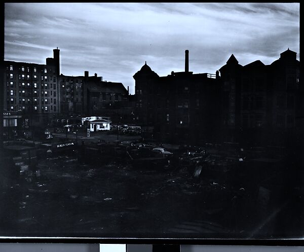 [343 Views and Studies of Chicago Architecture, Streets, and Pedestrians, For Fortune Article "Chicago: A Camera Exploration" Published February 1947], Walker Evans (American, St. Louis, Missouri 1903–1975 New Haven, Connecticut), Film negative