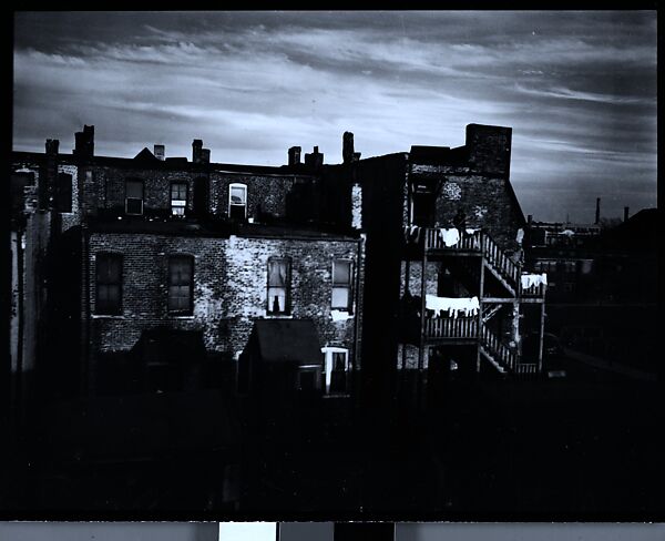 [343 Views and Studies of Chicago Architecture, Streets, and Pedestrians, For Fortune Article "Chicago: A Camera Exploration" Published February 1947], Walker Evans (American, St. Louis, Missouri 1903–1975 New Haven, Connecticut), Film negative