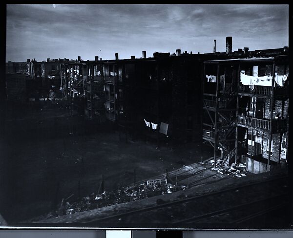 [343 Views and Studies of Chicago Architecture, Streets, and Pedestrians, For Fortune Article "Chicago: A Camera Exploration" Published February 1947], Walker Evans (American, St. Louis, Missouri 1903–1975 New Haven, Connecticut), Film negative