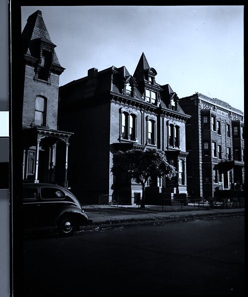 [343 Views and Studies of Chicago Architecture, Streets, and Pedestrians, For Fortune Article "Chicago: A Camera Exploration" Published February 1947], Walker Evans (American, St. Louis, Missouri 1903–1975 New Haven, Connecticut), Film negative