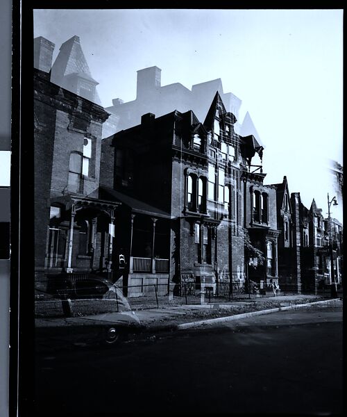 [343 Views and Studies of Chicago Architecture, Streets, and Pedestrians, For Fortune Article "Chicago: A Camera Exploration" Published February 1947], Walker Evans (American, St. Louis, Missouri 1903–1975 New Haven, Connecticut), Film negative