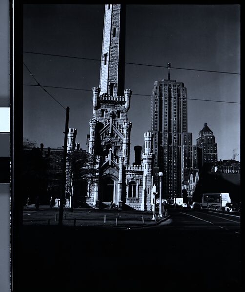 [343 Views and Studies of Chicago Architecture, Streets, and Pedestrians, For Fortune Article "Chicago: A Camera Exploration" Published February 1947], Walker Evans (American, St. Louis, Missouri 1903–1975 New Haven, Connecticut), Film negative