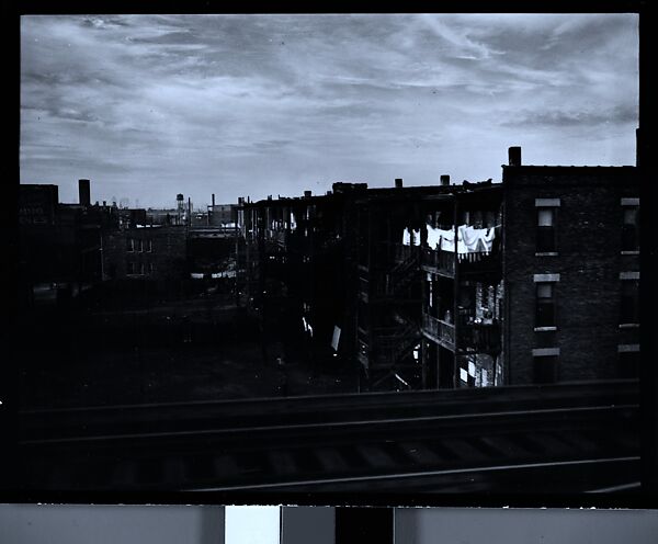 [343 Views and Studies of Chicago Architecture, Streets, and Pedestrians, For Fortune Article "Chicago: A Camera Exploration" Published February 1947], Walker Evans (American, St. Louis, Missouri 1903–1975 New Haven, Connecticut), Film negative