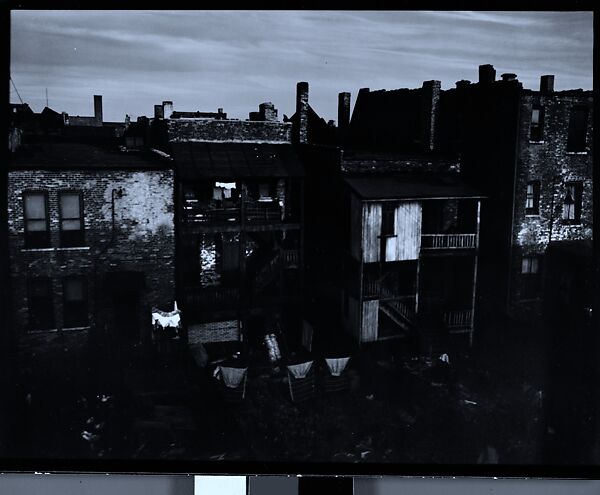 [343 Views and Studies of Chicago Architecture, Streets, and Pedestrians, For Fortune Article "Chicago: A Camera Exploration" Published February 1947], Walker Evans (American, St. Louis, Missouri 1903–1975 New Haven, Connecticut), Film negative