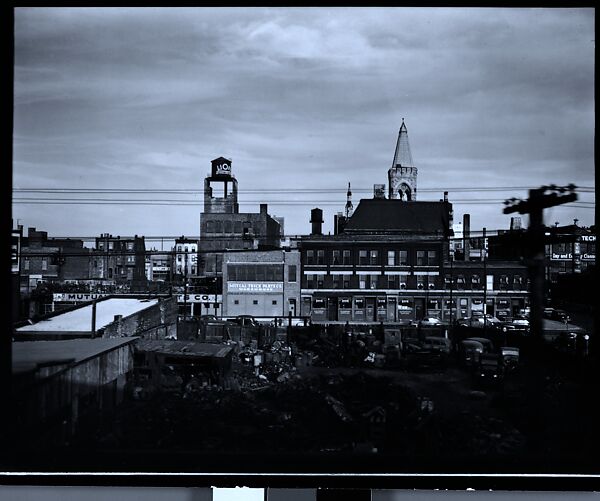 [343 Views and Studies of Chicago Architecture, Streets, and Pedestrians, For Fortune Article "Chicago: A Camera Exploration" Published February 1947], Walker Evans (American, St. Louis, Missouri 1903–1975 New Haven, Connecticut), Film negative