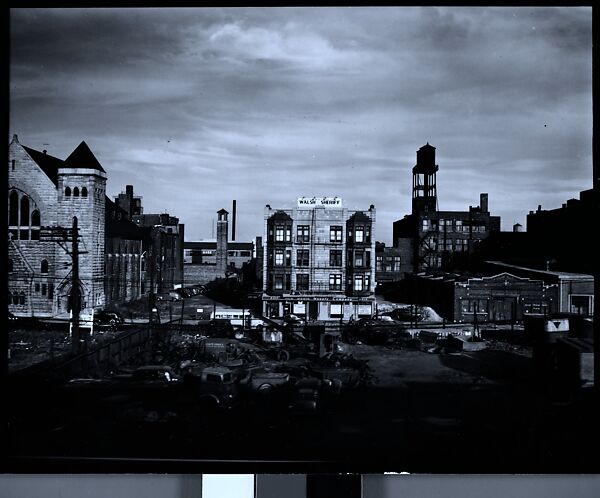 [343 Views and Studies of Chicago Architecture, Streets, and Pedestrians, For Fortune Article "Chicago: A Camera Exploration" Published February 1947], Walker Evans (American, St. Louis, Missouri 1903–1975 New Haven, Connecticut), Film negative