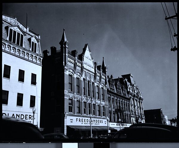 [343 Views and Studies of Chicago Architecture, Streets, and Pedestrians, For Fortune Article "Chicago: A Camera Exploration" Published February 1947], Walker Evans (American, St. Louis, Missouri 1903–1975 New Haven, Connecticut), Film negative