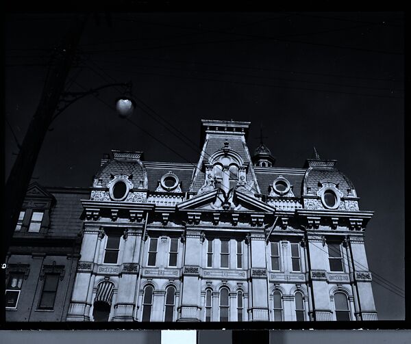 [343 Views and Studies of Chicago Architecture, Streets, and Pedestrians, For Fortune Article "Chicago: A Camera Exploration" Published February 1947], Walker Evans (American, St. Louis, Missouri 1903–1975 New Haven, Connecticut), Film negative