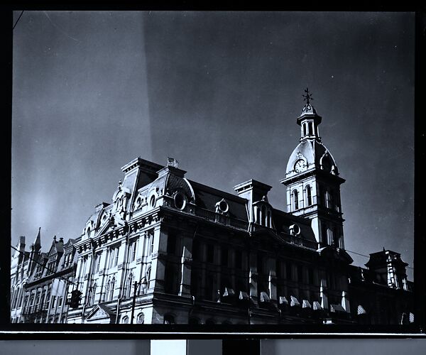 [343 Views and Studies of Chicago Architecture, Streets, and Pedestrians, For Fortune Article "Chicago: A Camera Exploration" Published February 1947], Walker Evans (American, St. Louis, Missouri 1903–1975 New Haven, Connecticut), Film negative