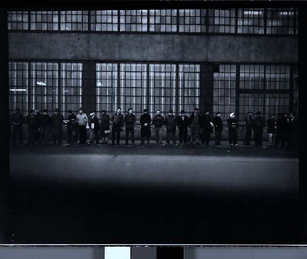 [156 Views of Ford River Rouge Automobile Plant and Workers, Dearborn, Michigan, Commissioned by Fortune Magazine for the Article "The Rebirth of Ford", Published May 1947], Walker Evans (American, St. Louis, Missouri 1903–1975 New Haven, Connecticut), Film negative