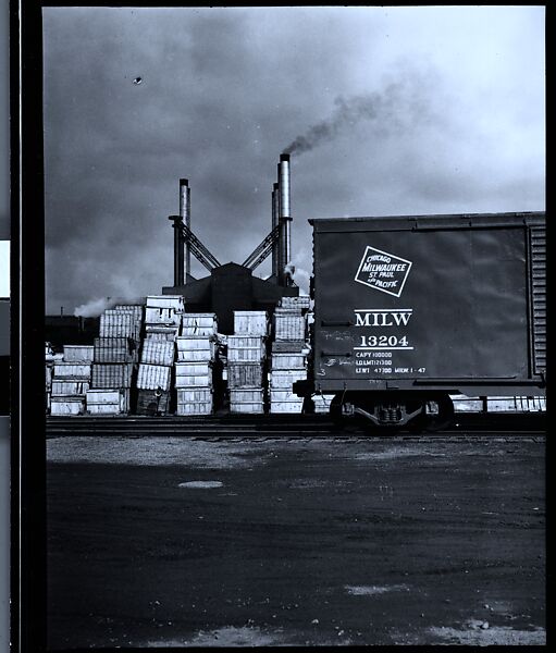 [156 Views of Ford River Rouge Automobile Plant and Workers, Dearborn, Michigan, Commissioned by Fortune Magazine for the Article "The Rebirth of Ford", Published May 1947], Walker Evans (American, St. Louis, Missouri 1903–1975 New Haven, Connecticut), Film negative