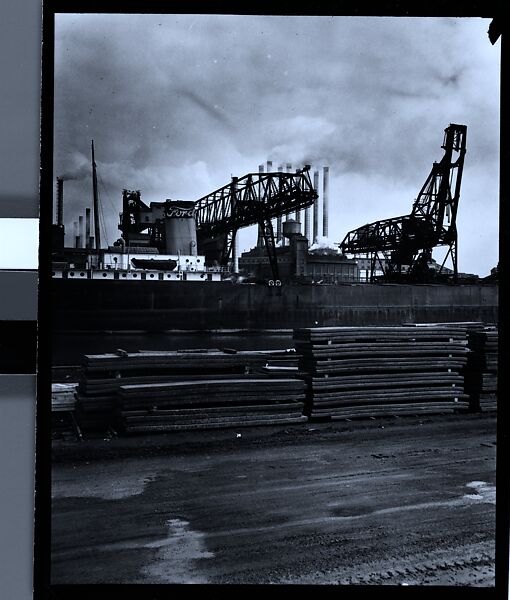 [156 Views of Ford River Rouge Automobile Plant and Workers, Dearborn, Michigan, Commissioned by Fortune Magazine for the Article "The Rebirth of Ford", Published May 1947], Walker Evans (American, St. Louis, Missouri 1903–1975 New Haven, Connecticut), Film negative