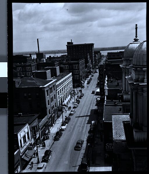 [11 Views of Paducah, Kentucky and Portraits of Evans by Joseph Mitchell, Commissioned by Fortune Magazine for the Article "One Newspaper Town", Published August 1947], Walker Evans (American, St. Louis, Missouri 1903–1975 New Haven, Connecticut), Film negative 