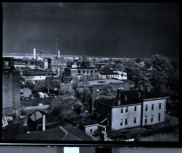 [11 Views of Paducah, Kentucky and Portraits of Evans by Joseph Mitchell, Commissioned by Fortune Magazine for the Article "One Newspaper Town", Published August 1947], Walker Evans (American, St. Louis, Missouri 1903–1975 New Haven, Connecticut), Film negative