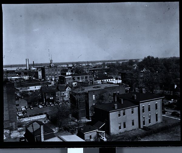 [11 Views of Paducah, Kentucky and Portraits of Evans by Joseph Mitchell, Commissioned by Fortune Magazine for the Article "One Newspaper Town", Published August 1947], Walker Evans (American, St. Louis, Missouri 1903–1975 New Haven, Connecticut), Film negative