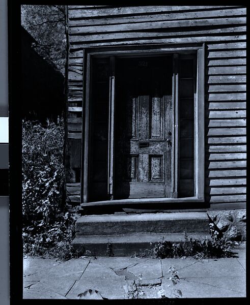 [Doorway, Galena, Illinois], Walker Evans (American, St. Louis, Missouri 1903–1975 New Haven, Connecticut), Film negative 
