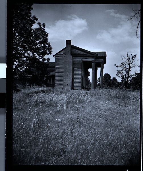 [144 Views of Mississippi Farmlands, Towns, Cemeteries, and Residential and Commercial Architecture, Commissioned by Vogue Magazine for the Article "Faulkner's Mississippi"], Walker Evans (American, St. Louis, Missouri 1903–1975 New Haven, Connecticut), Film negative