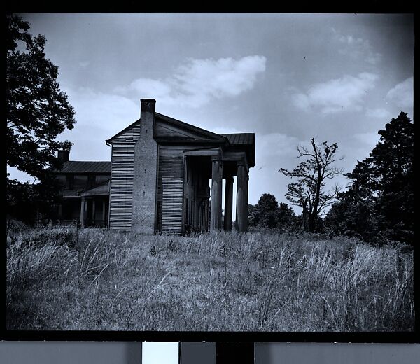 [144 Views of Mississippi Farmlands, Towns, Cemeteries, and Residential and Commercial Architecture, Commissioned by Vogue Magazine for the Article "Faulkner's Mississippi"], Walker Evans (American, St. Louis, Missouri 1903–1975 New Haven, Connecticut), Film negative