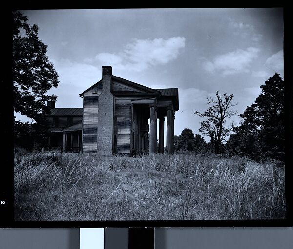 [144 Views of Mississippi Farmlands, Towns, Cemeteries, and Residential and Commercial Architecture, Commissioned by Vogue Magazine for the Article "Faulkner's Mississippi"], Walker Evans (American, St. Louis, Missouri 1903–1975 New Haven, Connecticut), Film negative
