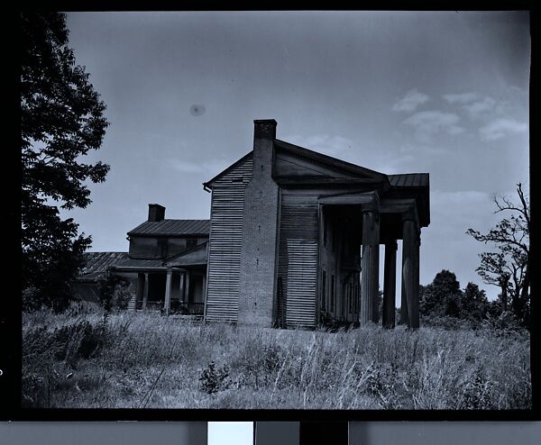 [144 Views of Mississippi Farmlands, Towns, Cemeteries, and Residential and Commercial Architecture, Commissioned by Vogue Magazine for the Article "Faulkner's Mississippi"], Walker Evans (American, St. Louis, Missouri 1903–1975 New Haven, Connecticut), Film negative