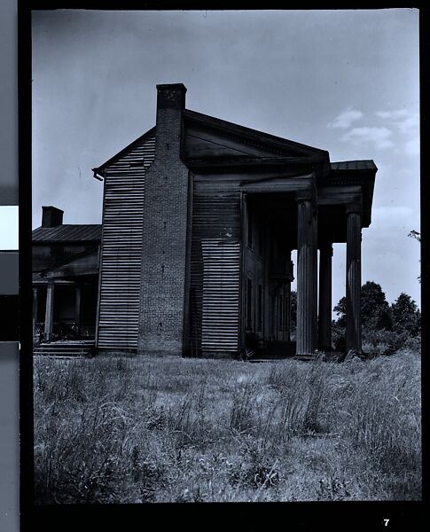 [144 Views of Mississippi Farmlands, Towns, Cemeteries, and Residential and Commercial Architecture, Commissioned by Vogue Magazine for the Article "Faulkner's Mississippi"], Walker Evans (American, St. Louis, Missouri 1903–1975 New Haven, Connecticut), Film negative