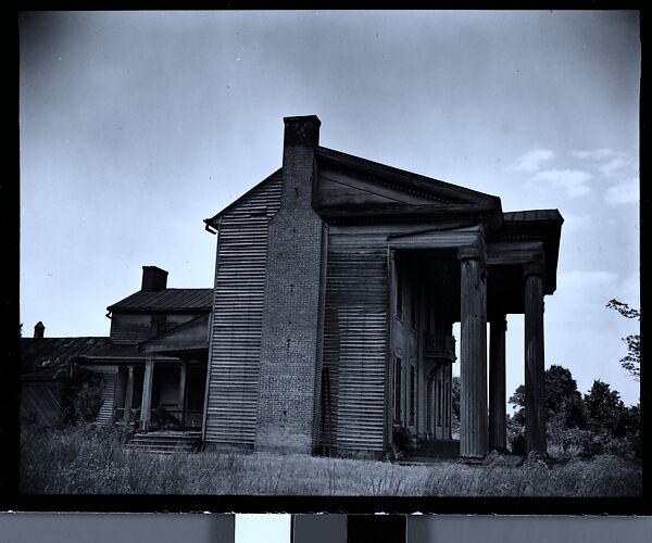 [144 Views of Mississippi Farmlands, Towns, Cemeteries, and Residential and Commercial Architecture, Commissioned by Vogue Magazine for the Article "Faulkner's Mississippi"], Walker Evans (American, St. Louis, Missouri 1903–1975 New Haven, Connecticut), Film negative