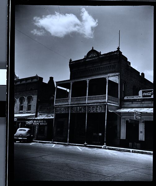[144 Views of Mississippi Farmlands, Towns, Cemeteries, and Residential and Commercial Architecture, Commissioned by Vogue Magazine for the Article "Faulkner's Mississippi"], Walker Evans (American, St. Louis, Missouri 1903–1975 New Haven, Connecticut), Film negative