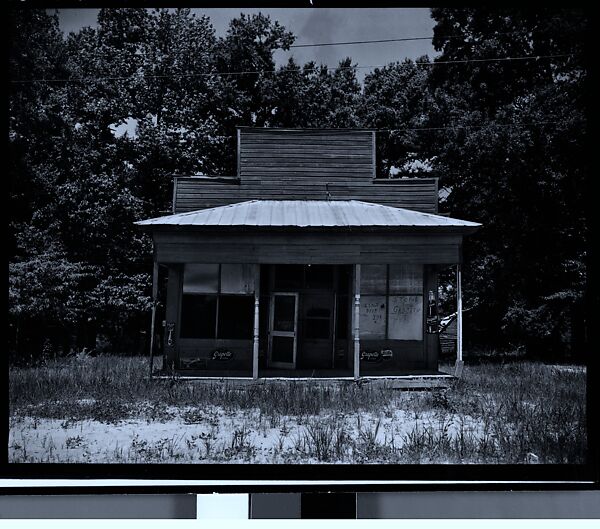 [144 Views of Mississippi Farmlands, Towns, Cemeteries, and Residential and Commercial Architecture, Commissioned by Vogue Magazine for the Article "Faulkner's Mississippi"], Walker Evans (American, St. Louis, Missouri 1903–1975 New Haven, Connecticut), Film negative