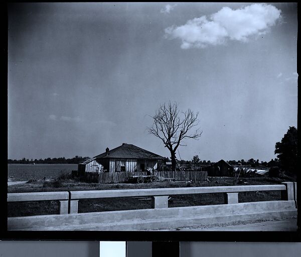 [144 Views of Mississippi Farmlands, Towns, Cemeteries, and Residential and Commercial Architecture, Commissioned by Vogue Magazine for the Article "Faulkner's Mississippi"], Walker Evans (American, St. Louis, Missouri 1903–1975 New Haven, Connecticut), Film negative