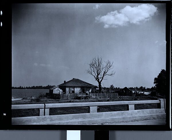 [144 Views of Mississippi Farmlands, Towns, Cemeteries, and Residential and Commercial Architecture, Commissioned by Vogue Magazine for the Article "Faulkner's Mississippi"], Walker Evans (American, St. Louis, Missouri 1903–1975 New Haven, Connecticut), Film negative