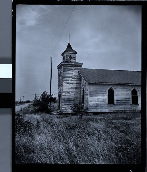 [144 Views of Mississippi Farmlands, Towns, Cemeteries, and Residential and Commercial Architecture, Commissioned by Vogue Magazine for the Article "Faulkner's Mississippi"], Walker Evans (American, St. Louis, Missouri 1903–1975 New Haven, Connecticut), Film negative