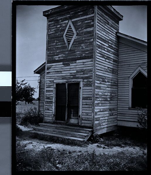 [144 Views of Mississippi Farmlands, Towns, Cemeteries, and Residential and Commercial Architecture, Commissioned by Vogue Magazine for the Article "Faulkner's Mississippi"], Walker Evans (American, St. Louis, Missouri 1903–1975 New Haven, Connecticut), Film negative