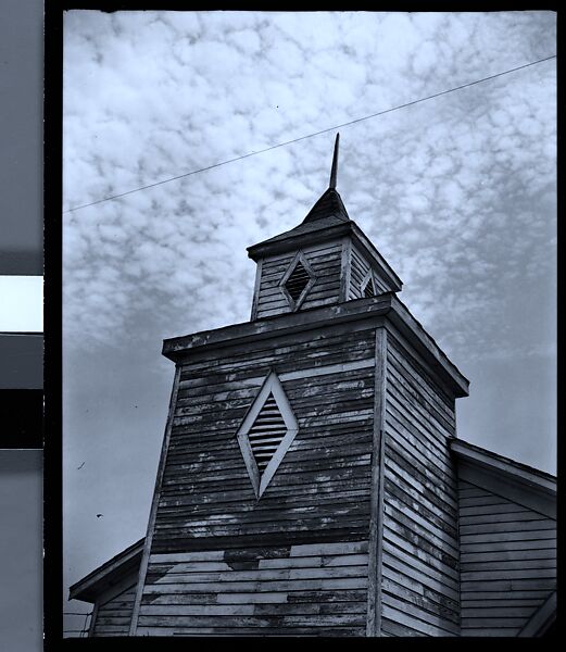 [144 Views of Mississippi Farmlands, Towns, Cemeteries, and Residential and Commercial Architecture, Commissioned by Vogue Magazine for the Article "Faulkner's Mississippi"], Walker Evans (American, St. Louis, Missouri 1903–1975 New Haven, Connecticut), Film negative