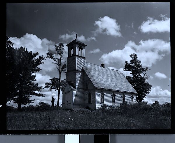 [144 Views of Mississippi Farmlands, Towns, Cemeteries, and Residential and Commercial Architecture, Commissioned by Vogue Magazine for the Article "Faulkner's Mississippi"], Walker Evans (American, St. Louis, Missouri 1903–1975 New Haven, Connecticut), Film negative