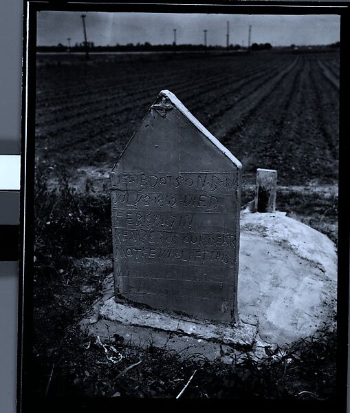 [144 Views of Mississippi Farmlands, Towns, Cemeteries, and Residential and Commercial Architecture, Commissioned by Vogue Magazine for the Article "Faulkner's Mississippi"], Walker Evans (American, St. Louis, Missouri 1903–1975 New Haven, Connecticut), Film negative
