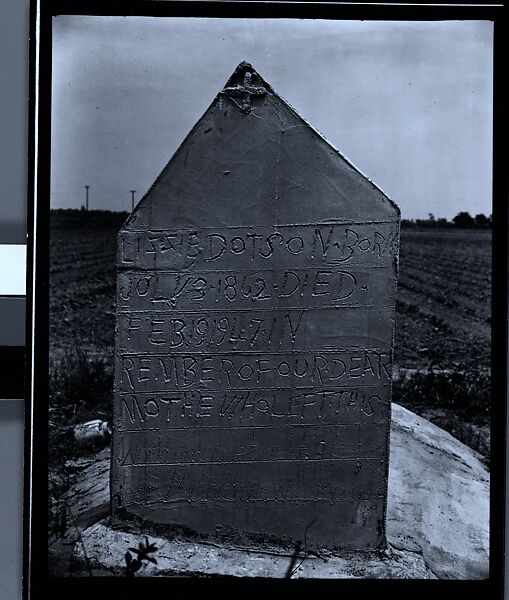 [144 Views of Mississippi Farmlands, Towns, Cemeteries, and Residential and Commercial Architecture, Commissioned by Vogue Magazine for the Article "Faulkner's Mississippi"], Walker Evans (American, St. Louis, Missouri 1903–1975 New Haven, Connecticut), Film negative