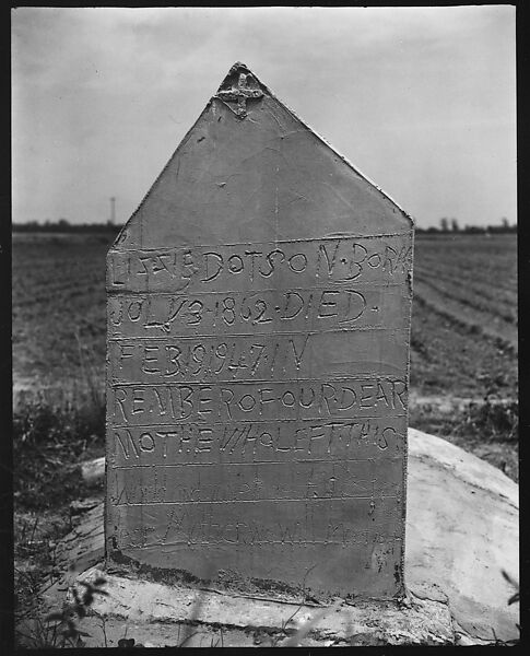 [144 Views of Mississippi Farmlands, Towns, Cemeteries, and Residential and Commercial Architecture, Commissioned by Vogue Magazine for the Article "Faulkner's Mississippi"], Walker Evans (American, St. Louis, Missouri 1903–1975 New Haven, Connecticut), Film negative