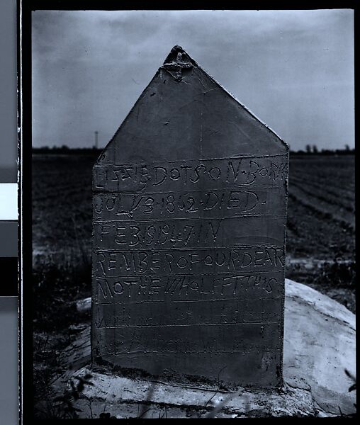 [144 Views of Mississippi Farmlands, Towns, Cemeteries, and Residential and Commercial Architecture, Commissioned by Vogue Magazine for the Article "Faulkner's Mississippi"], Walker Evans (American, St. Louis, Missouri 1903–1975 New Haven, Connecticut), Film negative