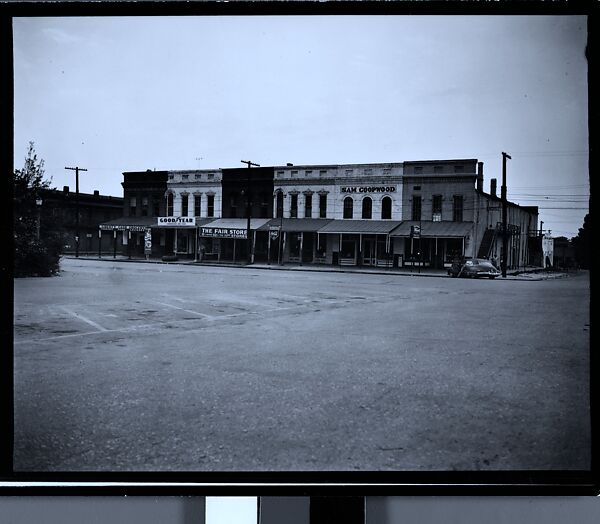 [144 Views of Mississippi Farmlands, Towns, Cemeteries, and Residential and Commercial Architecture, Commissioned by Vogue Magazine for the Article "Faulkner's Mississippi"], Walker Evans (American, St. Louis, Missouri 1903–1975 New Haven, Connecticut), Film negative