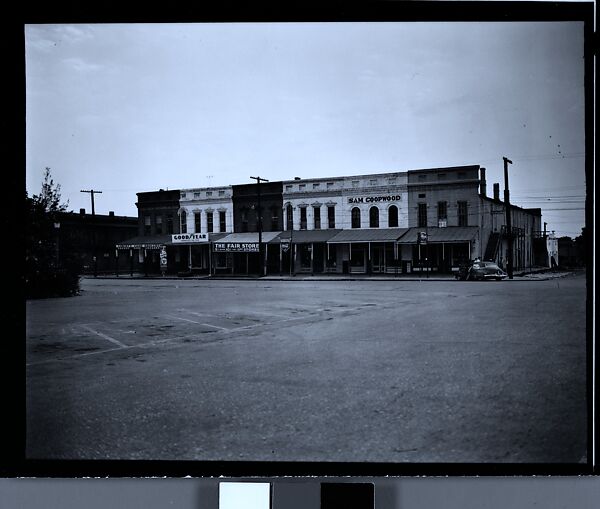 [144 Views of Mississippi Farmlands, Towns, Cemeteries, and Residential and Commercial Architecture, Commissioned by Vogue Magazine for the Article "Faulkner's Mississippi"], Walker Evans (American, St. Louis, Missouri 1903–1975 New Haven, Connecticut), Film negative