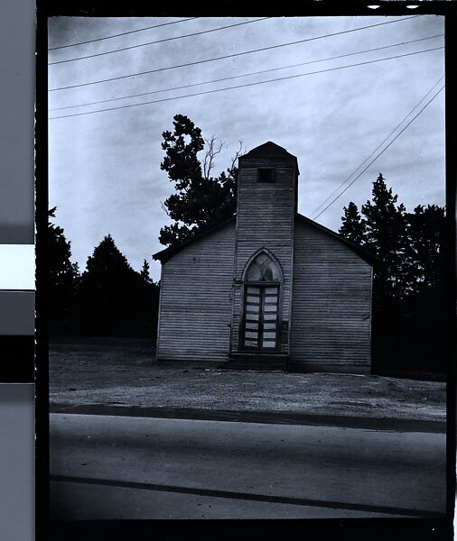 [144 Views of Mississippi Farmlands, Towns, Cemeteries, and Residential and Commercial Architecture, Commissioned by Vogue Magazine for the Article "Faulkner's Mississippi"], Walker Evans (American, St. Louis, Missouri 1903–1975 New Haven, Connecticut), Film negative