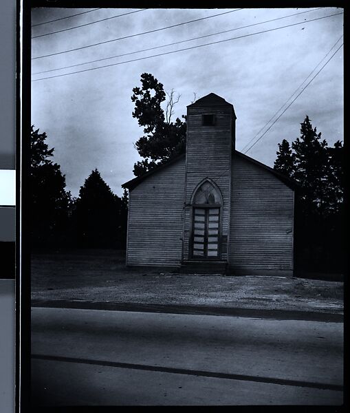 [144 Views of Mississippi Farmlands, Towns, Cemeteries, and Residential and Commercial Architecture, Commissioned by Vogue Magazine for the Article "Faulkner's Mississippi"], Walker Evans (American, St. Louis, Missouri 1903–1975 New Haven, Connecticut), Film negative