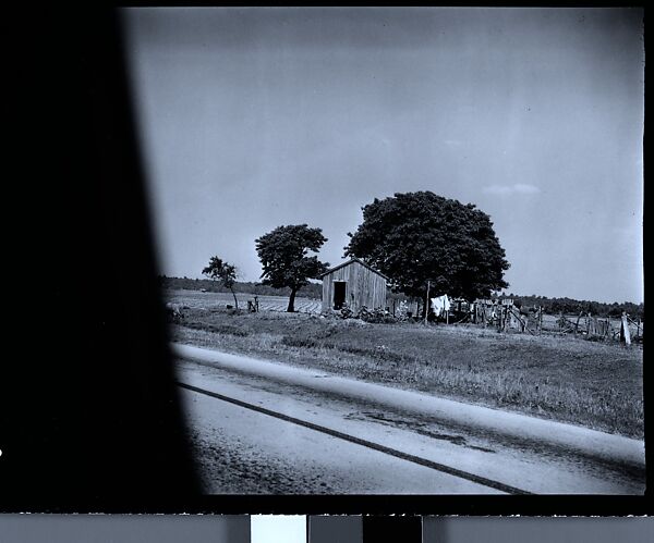 [144 Views of Mississippi Farmlands, Towns, Cemeteries, and Residential and Commercial Architecture, Commissioned by Vogue Magazine for the Article "Faulkner's Mississippi"], Walker Evans (American, St. Louis, Missouri 1903–1975 New Haven, Connecticut), Film negative