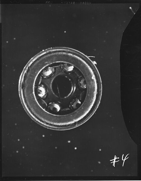 [19 Studies of Military Precision Instrument Ball Bearings, Commissioned by Fortune Magazine For the Article "Business Roundup: Accuracy of precision-instrument bearings approaches the immeasurable", Published April 1951], Walker Evans (American, St. Louis, Missouri 1903–1975 New Haven, Connecticut), Film negative