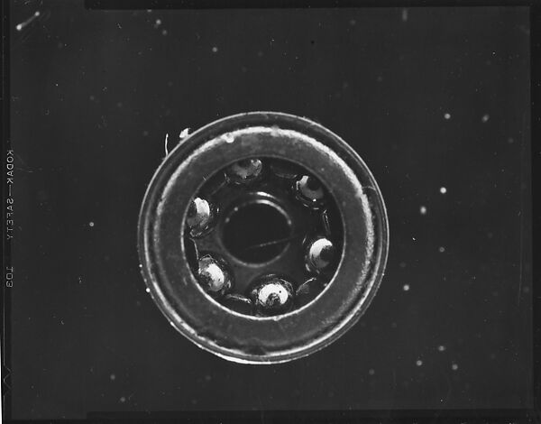 [19 Studies of Military Precision Instrument Ball Bearings, Commissioned by Fortune Magazine For the Article "Business Roundup: Accuracy of precision-instrument bearings approaches the immeasurable", Published April 1951], Walker Evans (American, St. Louis, Missouri 1903–1975 New Haven, Connecticut), Film negative